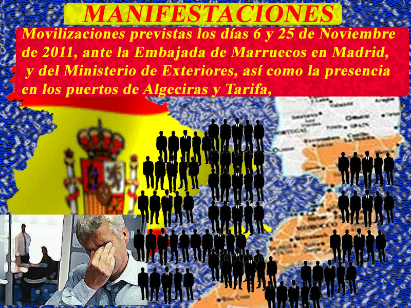 EMPRESARIOS ESPAÑOLES EN MARRUECOS VICTIMAS EN MARRUECOS CALENDARIO DE MANIFESTACIONES